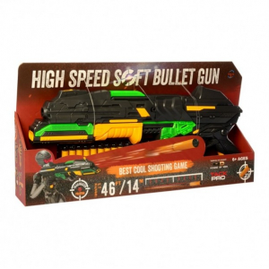 Автоматический бластер Дробовик с мягкими пулями (50 см, 14 патронов на батарейках) - FJ1054